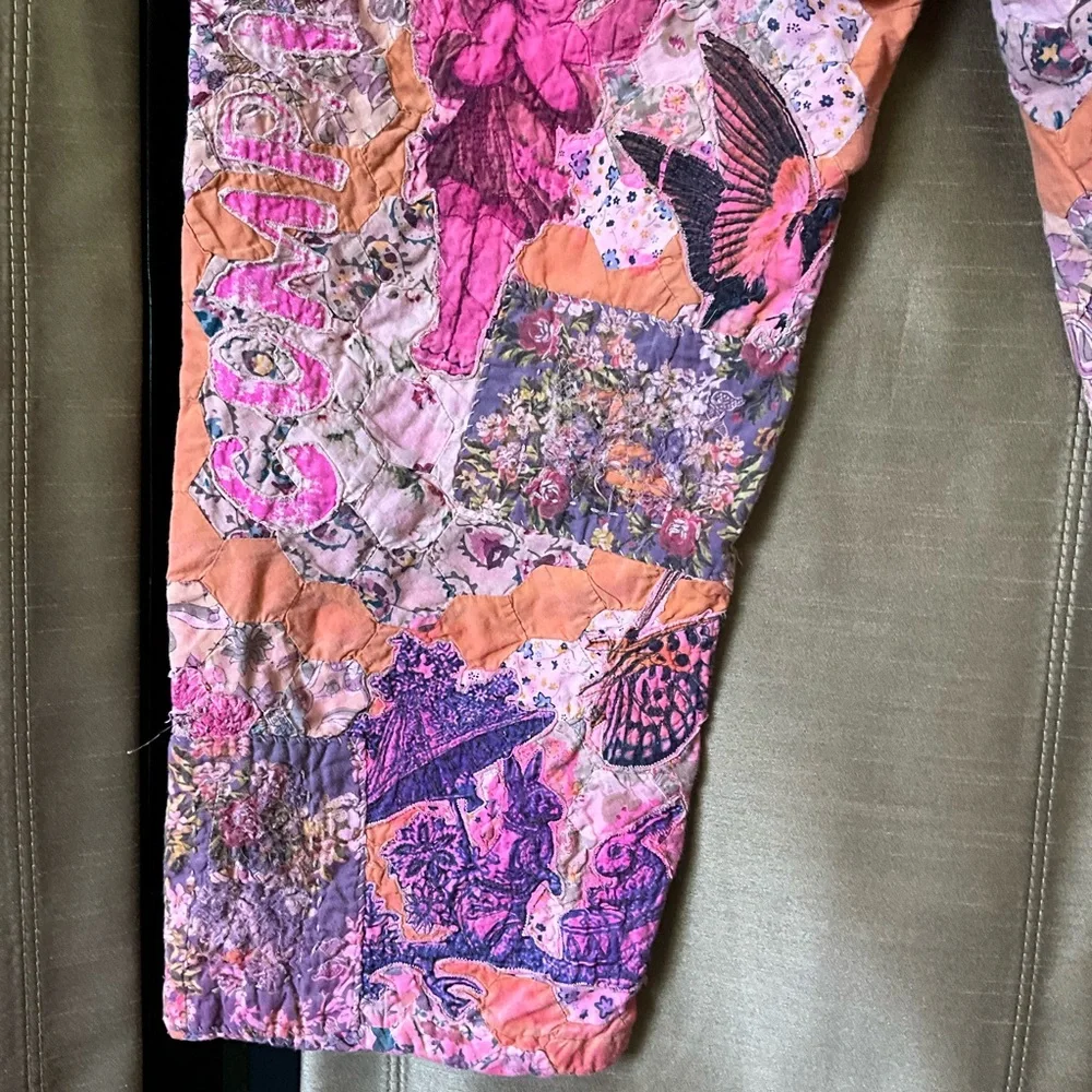 Magnolia Pearl Pink and Orange Ankle Cropped Pants - Picture 11 of 15